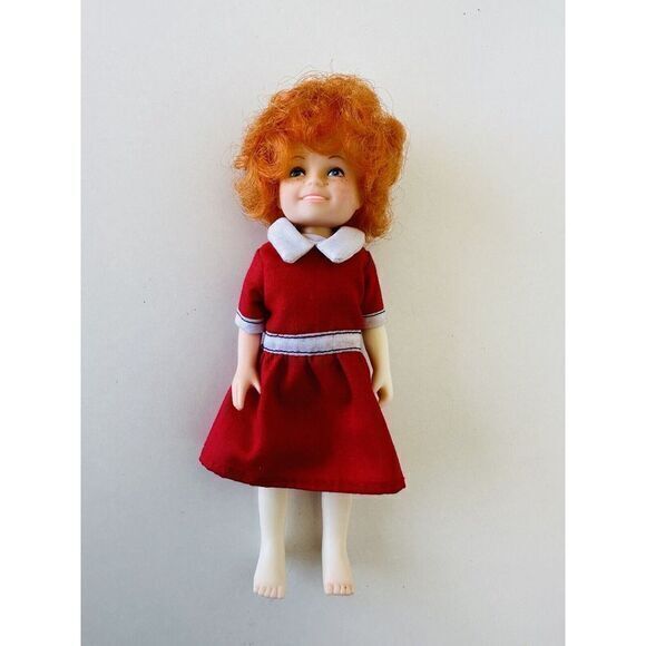 Vintage 1982 Knickerbocker Anne Character‎ Girl Doll in Outfit 5.75" See Photos - Picture 2 of 8